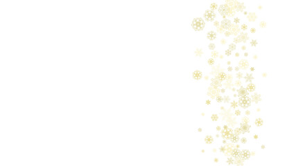 Christmas and New Year snowflakes
