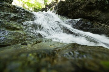 Obraz premium Most beautiful waterfalls in forest