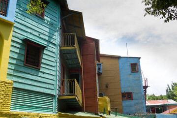 Caminito painted houses, La Boca, Buenos Aires