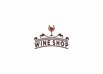 logo for a beverage shop with illustration of a refreshing glass of drink
