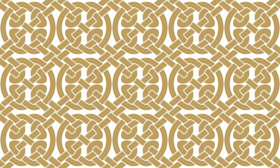 Seamless texture celtic style. Original ethnic ornament.