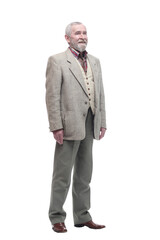 full-length. casual elderly man in business clothes .