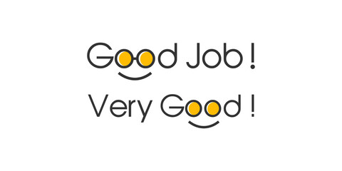 Good job and very good text vector design with simple and clean style