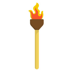 torch icon design template vector illustration