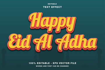 Happy Eid al Adha Editable Text Effect
