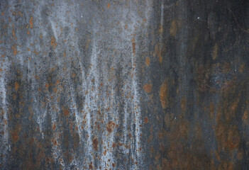 Backgrounds and textures concept.Blurred gray rusty grunge metal texture with Instagram style filter.