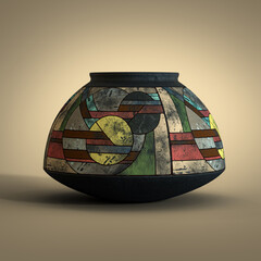 A beautiful ceramic pottery design