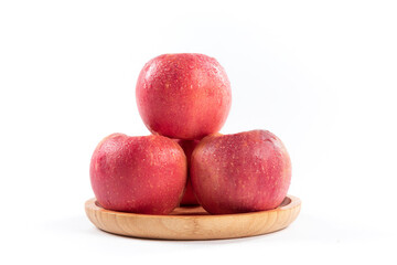 fredsh red apple isolated on white background 