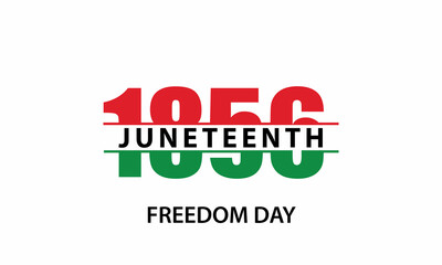 Juneteenth Freedom Day Background Design. Banner, Poster, Greeting Card. Vector Illustration.