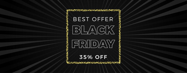 black friday background sunburst effect