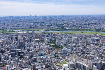 川口駅周辺・2022撮影・空撮