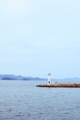 등대와 바다 그리고 하늘