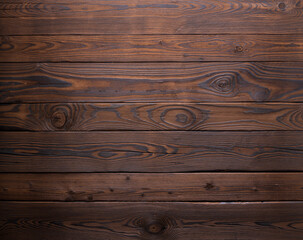 Large and small planks of dark old wood texture background high resolution - 508560986