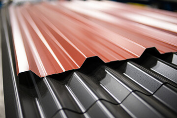 Metal Corrugated roofing profiles in metal roofing factory