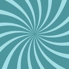 Vector background in comic book style with swirl sunburst. Retro pop art design