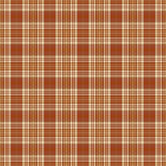 Tartan plaid pattern with texture and warm color.