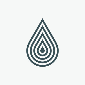 recommend clip art: Water drop droplet raindrops icon illustration cut