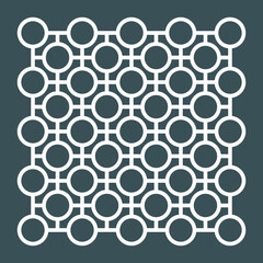 Geometric seamless background tile quality vector illustration cut