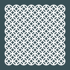 Geometric seamless background tile quality vector illustration cut