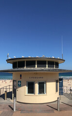 Heritage Lifeguard hut at Bondi Beach, Sydney