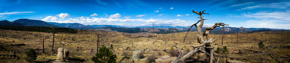 Colorado Mountain Arid Landscape Panorama