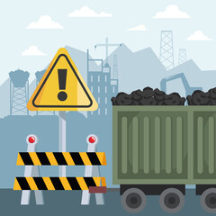 charcoals wagon and alert signal