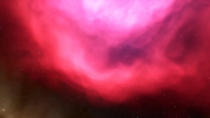 Universe filled with stars, nebula and galaxy