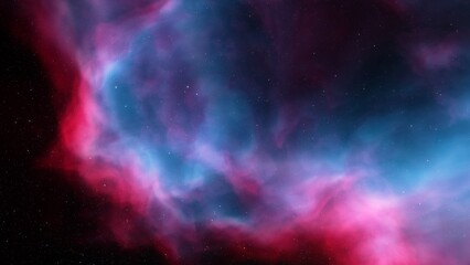 Fototapeta premium Universe filled with stars, nebula and galaxy