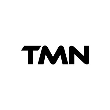 TMN letter logo design with white background in illustrator, vector logo modern alphabet font overlap style. calligraphy designs for logo, Poster, Invitation, etc.