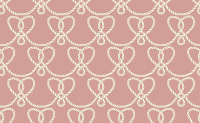 Rope seamless pattern, great for wallpaper and textile.