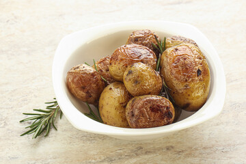 Roasted baby potato with rosemary