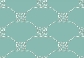 Rope seamless pattern, great for wallpaper and textile.