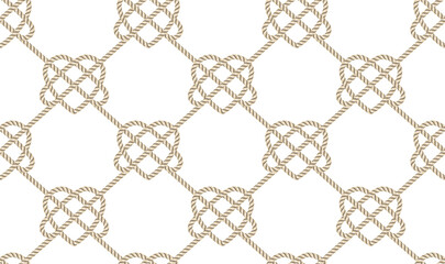 Rope seamless pattern, great for wallpaper and textile.