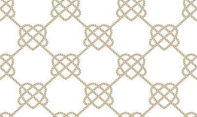 Rope seamless pattern, great for wallpaper and textile.