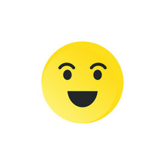set of emoticon smile icons