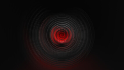 black and red circular waves abstract background