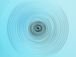 blue and black circular waves abstract background