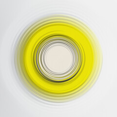 abstract background circular yellow and white waves