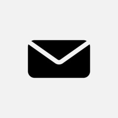 Email icon in solid style about essentials, use for website mobile app presentation