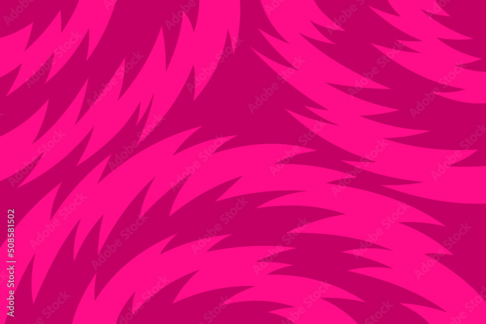 Poster abstract background with gradient curved spikes pattern
