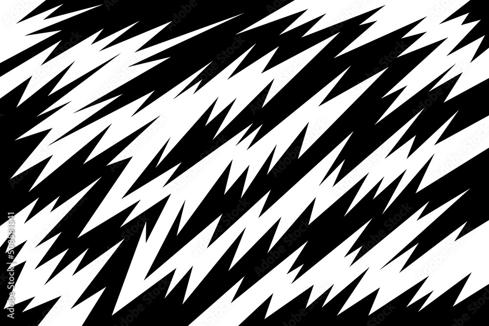 Poster abstract background with gradient jagged zigzag pattern
