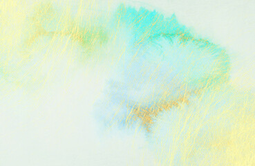 和紙による抽象的背景素材（ブルーとグリーン）