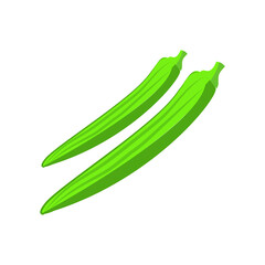 vector ,vegetable isolated on white background