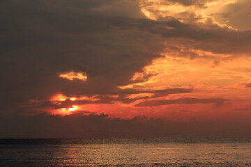 Fototapeta premium set of pictures of the beauty of nature in the morning