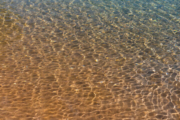 sand on the sea shallow water of sea
