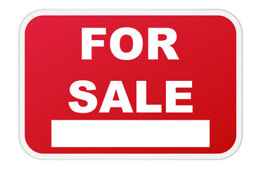 Red label for sale template