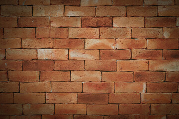Red brick wall texture. Abstract brick wall background.
