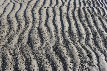 gray sand bars near the beach design for natural and beautiful concept