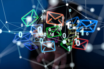 mail communication support contact concept service