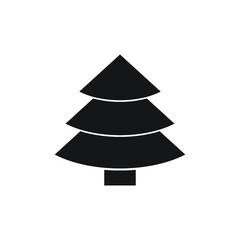 Obraz premium Christmas tree icon. Isolated christmas tree icon